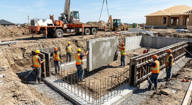 Foundation Wall Installation in Fort Wayne, IN