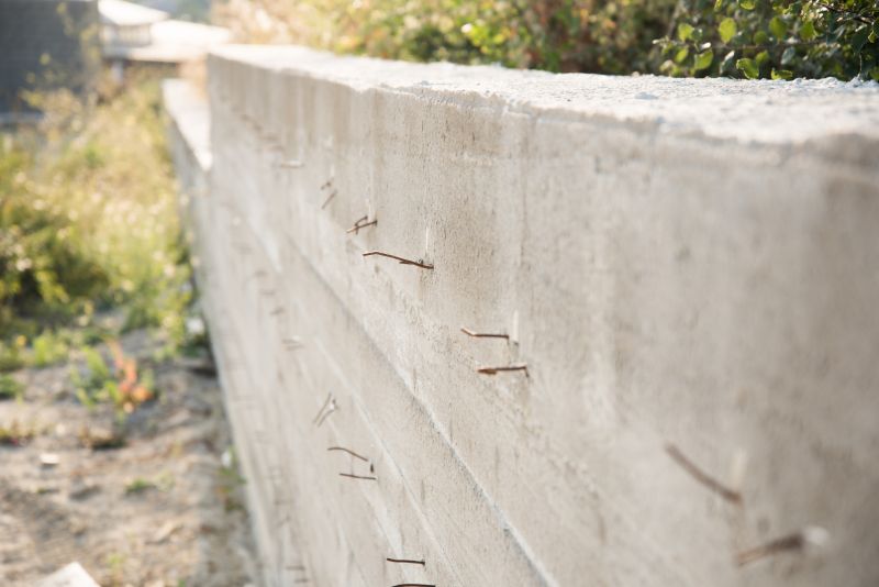 Retaining Walls Construction detail